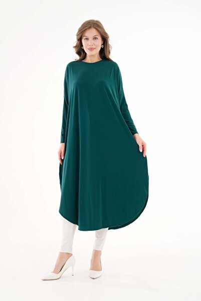 NİSUM MODA YANLARI YIRTMAÇLI SANDY TUNİK