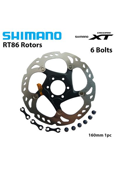 Choice Rt86 160mm 1pc Shimano Deore Xt Rt86 Bike Brake Disc 6 Bolt Ice Point Technology Mtb Mountain Bicycl