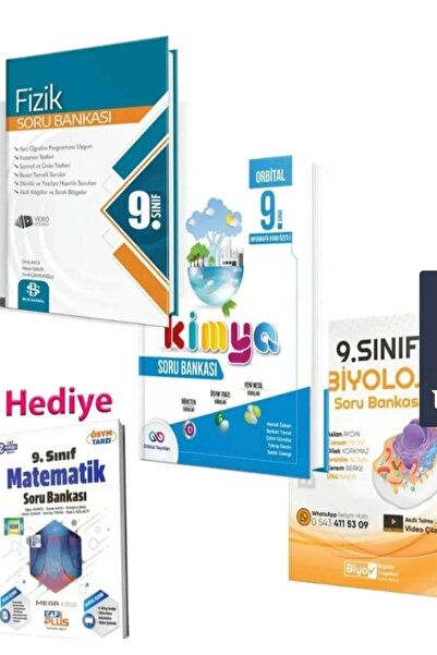 Acil Yayınları 9,10,11 2024 Acil Bilgi Sarmal 9.sınıf Sayısal Soru Seti--5 Kitap