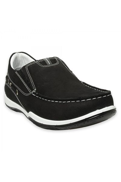 Scooter M2021 Nubuck Casual Μαύρα Ανδρικά Παπούτσια