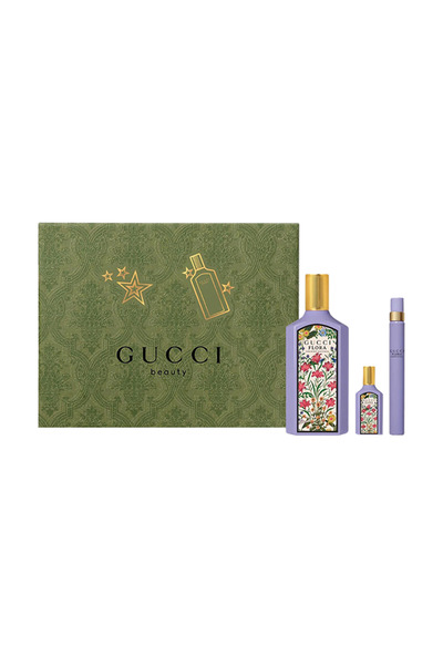 Gucci Flora Gorgeous Magnolia Set By Gucci EDP - 3 Pieces