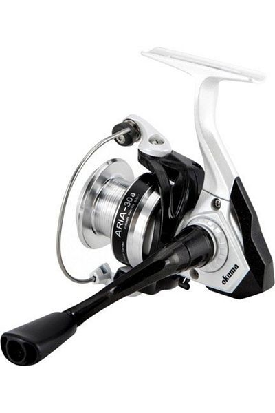 Okuma Aria-5000A Painting Silver 1Bb Fishing Rod Machine
