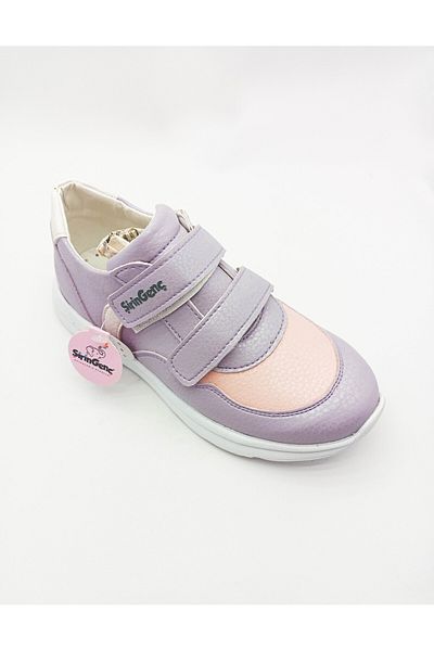 GDT Ayakkabı Şirin Bebe Şirin Young Violet Roz Ortopedic Velcro Pantofi pentru fete