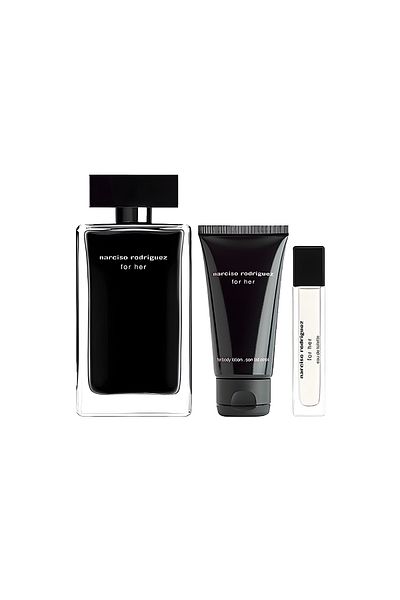 Narciso Rodriguez For Her Set By Narciso Rodriguez EDT - 3 Pieces