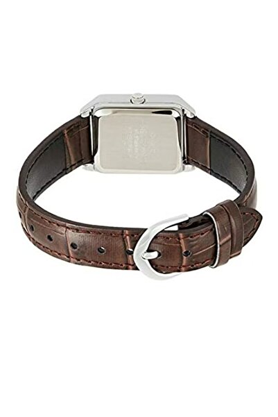 Casio Casio Women's Analog Watch with Leather Strap LTP-V007L-9BUDF - 22 mm - Brown