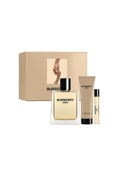 BURBERRY مجموعة هيرو من بربري أو دو تواليت (أو دو تواليت 100 مل + أو دو توالي...