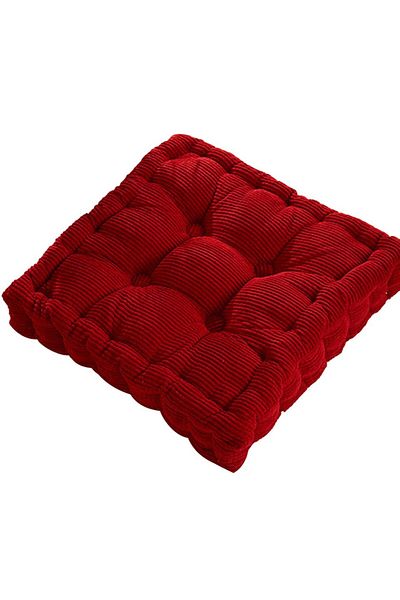 Choice Wine Thicken Square Corncob Tatami Seat Office Chair Cushion Soft Sofa for Home Floor Decor Textile