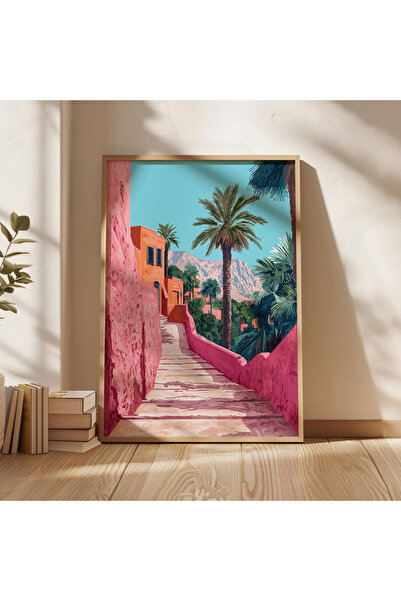 woodhomeworks Tek Bohem Tablo Salon Ofis Dekor Ttk