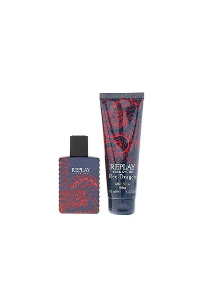 Replay مجموعة عطر ريد دراجون المميز للرجال من ريبلاي - 3 قطع