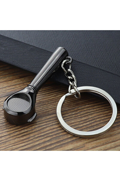 MIBRU سلسلة مفاتيح قهوة عارية من بورتافلتر باللون الأسود