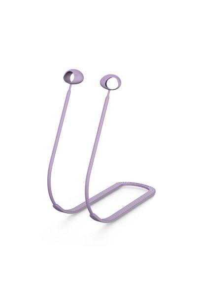 ALLOYSEED Type A 1PC Purple Anti-Lost Earbuds Strap for Samsung Galaxy Buds 2 Headphone Holder Rope Cable Head