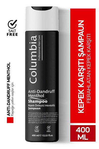 Columbia Anti-Dandruff Menthol Shampoo