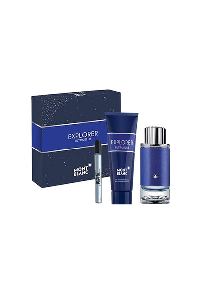 Mont Blanc مجموعة إكسبلورر ألترا بلو من مونت بلانك - 3 قطع