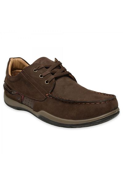 Scooter M2020 Nubuck Casual Brown Men's Shoes