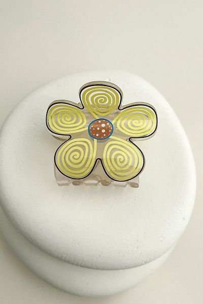 Modex Clover Flower Small Latch Hair Clip (Size:5Cm)