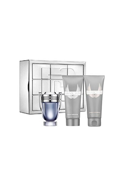 Paco Rabanne Invictus Set By Paco Rabanne EDT - 3 Pieces