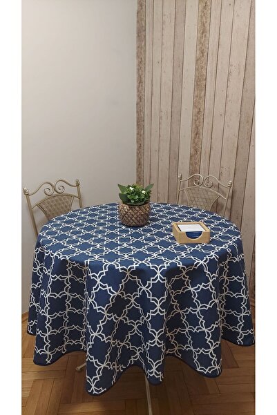 gonk Round,Duck (Liquid Iti̇ci̇,Stain-Proof) Fabric,Tablecloth