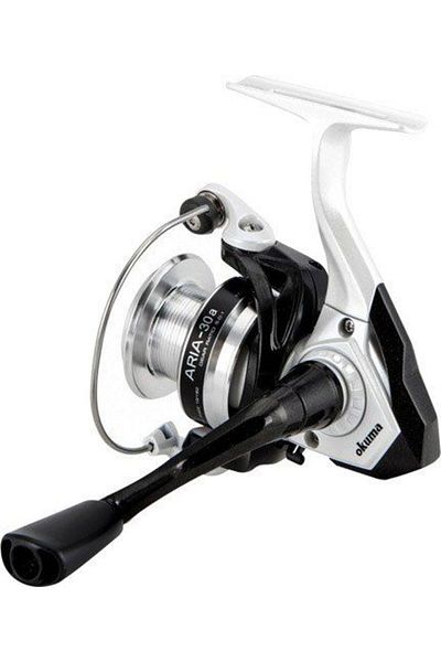 Okuma Aria-4000A Painting Silver 1Bb Fishing Rod Machine