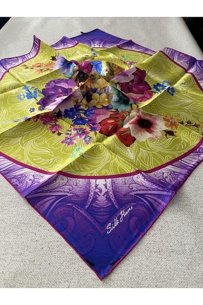 Silk Home Μεταξωτό κασκόλ Twill 87050-44