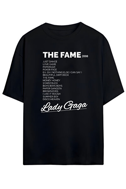 SVART WEAR ΕΚΤΥΠΩΣΗ ΑΛΜΠΟΥΜ LADY GAGA FAME UNISEX TSHIRT