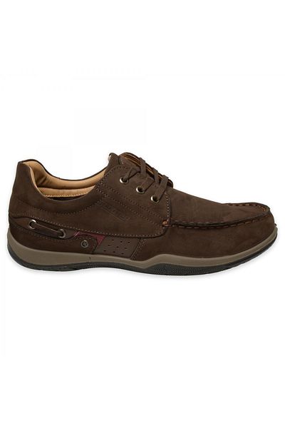Scooter M2020 Nubuck Casual Brown Men's Shoes