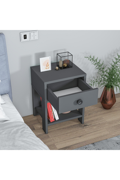 Home MoBiga Senay Çekmeceli Raflı Komodin