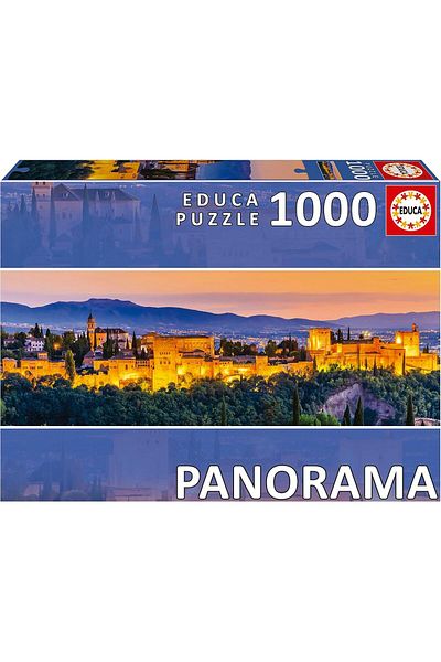 Educa Puzzle Educa 1000 Piece El Hamra Palace Panorama Puzzle - 19576