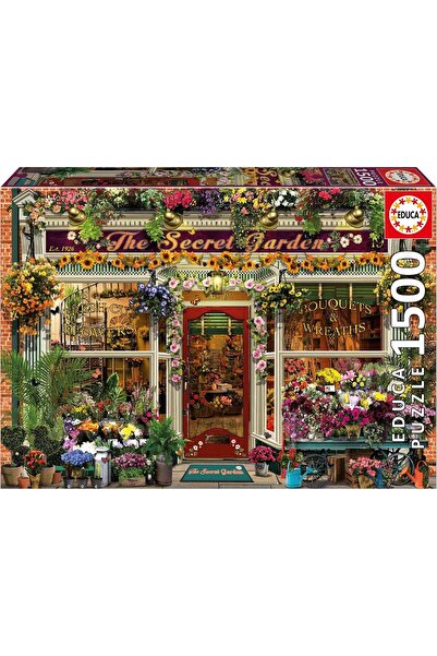 Educa Puzzle Educa 1500 Parça The Secret Garden Çiçekçi Dükkanı - 19940 - The...