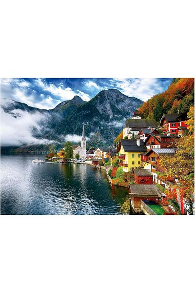 Educa Puzzle Hallstadt Austria Puzzle - Educa 1500 Piece Austrian Town