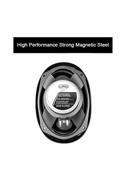 Generic 100Miles 6x9" 800W 3-Way Car Speakers (2 PCS) – High Performance Audio, Strong Bass & Clear Sound