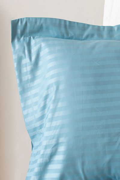 Tekstil Home Калъфка за възглавница Hotel Series Striped Satin 83 Wire Oxford, 2 броя
