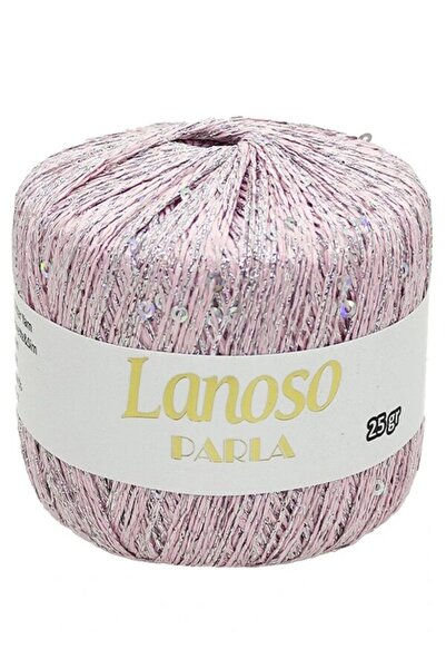 Lanoso Parla Simli Pullu El Örgü İpi
