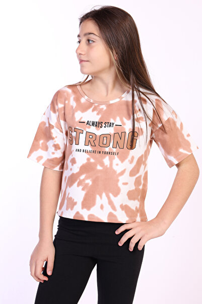 Toontoy Devojčica, jaka Štampano majica sa tie-dye printom