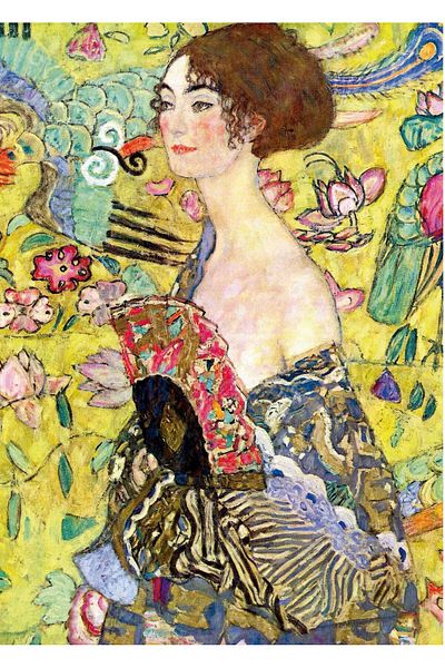 Educa Puzzle Women's Jigsaw Educa 1000 Pieces - Gustav Klimt "Lady with a Fan"