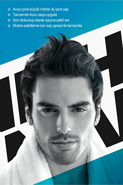 NISHMAN Saç Şekillendirici Mat Wax M4 / Karma Saç Tiplerine Yönelik 100 ml