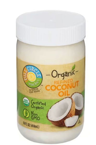Full Circle Organic Refined Coconut Oil 414 Gr