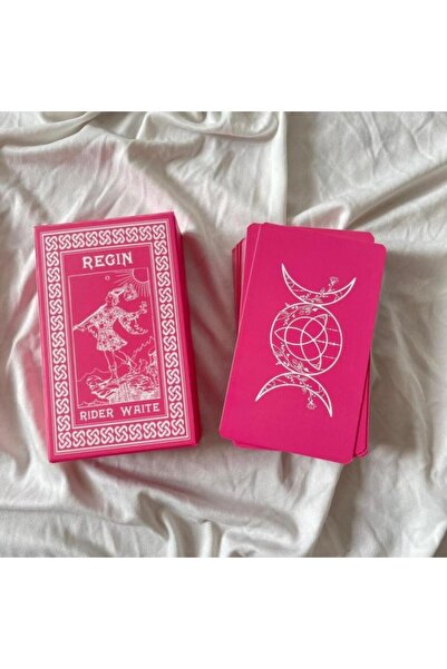 Genel Markalar 78 Kartlı Regin Pink Rider Waite Tarot Destesi