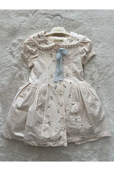 Moonstar Buttoned Bow Dress