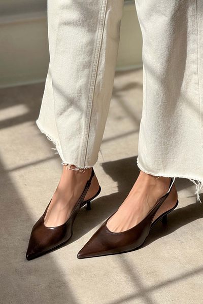 NİŞANTAŞI SHOES Melvin Coffee Patterned Matte Ankle Elastic Detail Damskie buty na wysokim obcasie