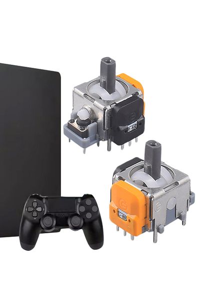 ALLOYSEED وحدة تحكم تأثير هول من قطعتين لجهاز PS4، PS5/PS4/Switch Pro/XBox، مطورة بدقة عالية ثلاثية الأبعاد