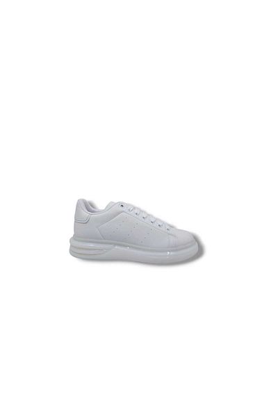 Zerhan Bestof 628 Men's White Thick Sole Daily Casual Sports Shoes
