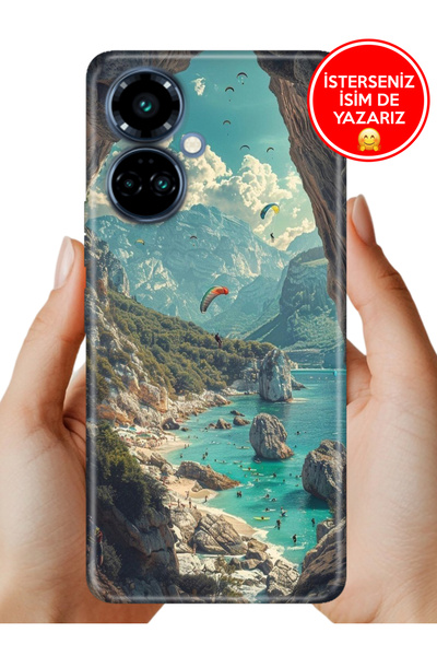 TECNO Camon 19 Pro Kılıf Uyumlu Tam Rubber Esnek Silikon Tam Koruma Tailand