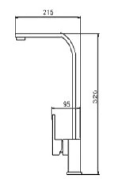 FLEKO Venom Anthracite Kitchen Faucet