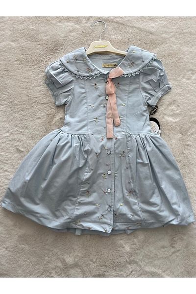 Moonstar Buttoned Bow Dress