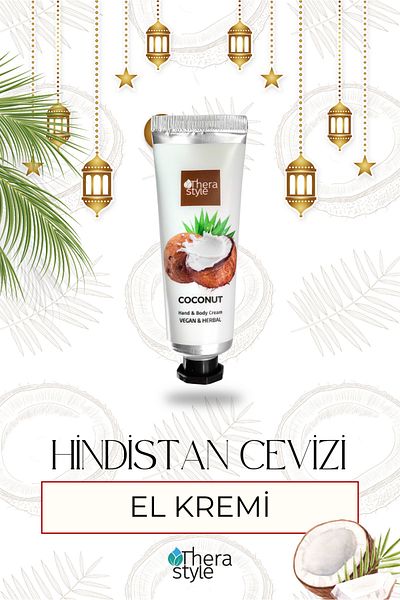 Thera Style Coconut Cream - Hand and Body Cream, 30 Ml