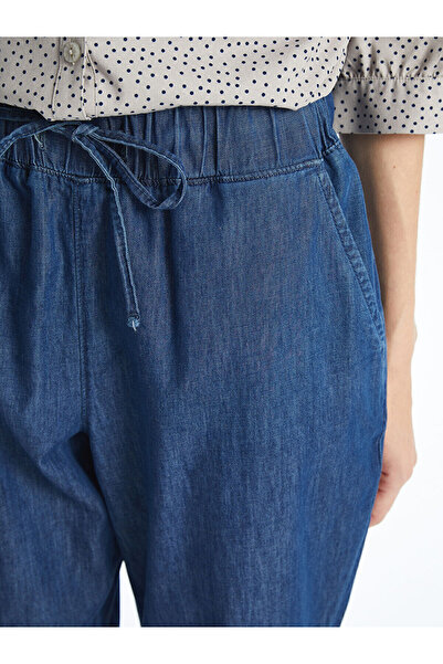 LC Waikiki Lcwk Beli Lastikli Carrot Fit Kadın Jean Pantolon