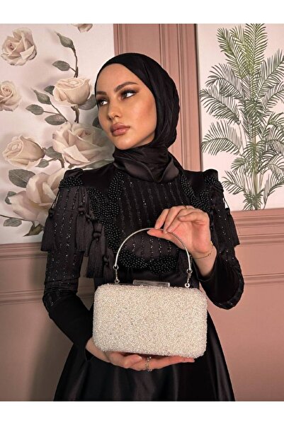 BUKAWEAR Γυναικεία τσάντα βραδινού φορέματος με μακρύ λουράκι αλυσίδας με κάλ...