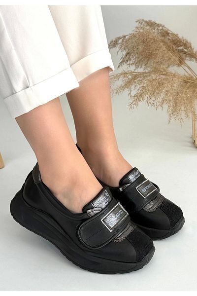Erbilden Lilay Black Skin Sports Shoes