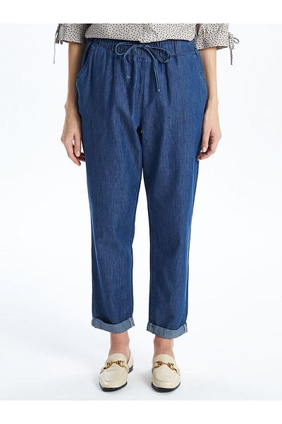 LC Waikiki Pantaloni de damă Lcwk cu talie elastică, crocodil