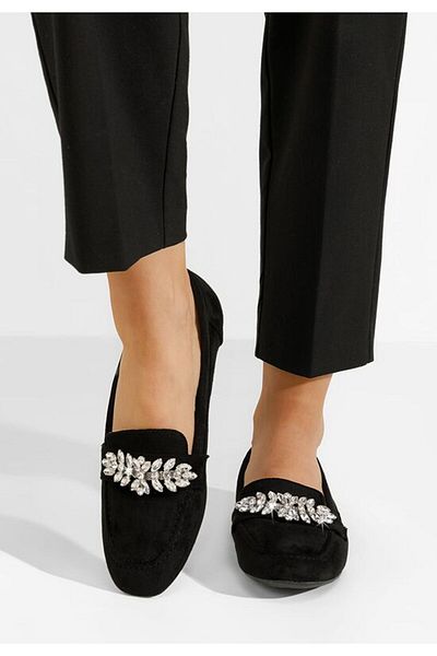 B T Shoes Mocasini dama Maliha negri
